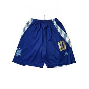 Adidas Messi Argentina shorts great conditon kids medium